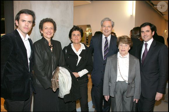 Ginette Moulin - Inauguration de l'exposition "Aujourd'hui plus qu'hier et moins que demain" aux Galeries Lafayette. Photo par BERTRAND RINDOFF PETROFF / BESTIMAGE