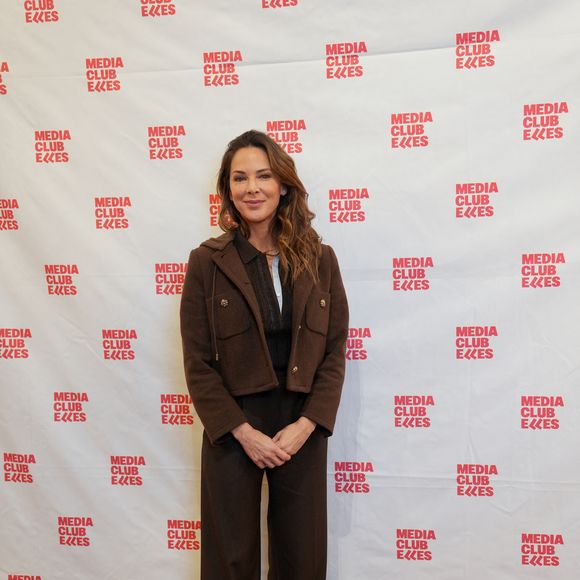 Mélissa Theuriau - Cérémonie des Trophées médiaClub'Elles 2026 dans les salons de l'Hôtel de Lassay le 4 février 2026. © Anne-Sophie Guebey / Bestimage