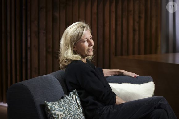 Exclusif - Claire Chazal, sur plateau de la nouvelle émission "Animalement Vôtre" présentée par Bernard Montiel et diffusée le 7 décembre sur France 3, à Paris, France, le 7 octobre 2025. © Jack Tribeca/Bestimage
