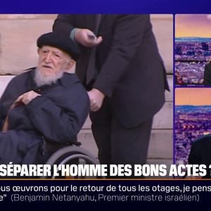 Une phrase qui a fait bondir la journaliste Alice Darfeuille, qui n'a pas hésité à le pousser dans ses retranchements.
Bernard Kouchner sur BFMTV le samedi 18 janvier 2025