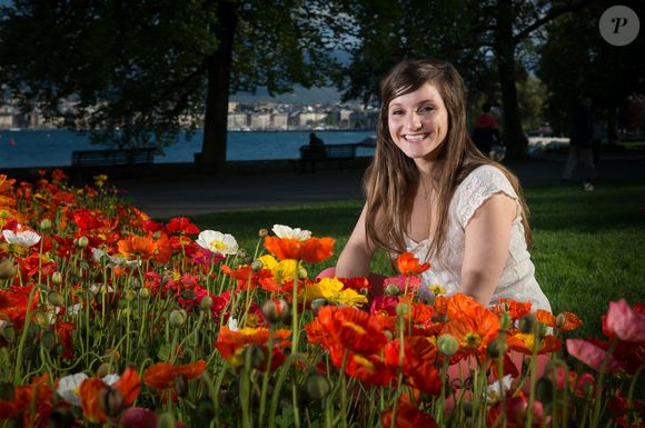 Exclusif - Photo d'archives de Noemie Honiat, candidate de l'émission Top Chef 5, posant à Genève, Suisse, le 4 mai 2013. Photo par Loona/ABACAPRESS.COM
