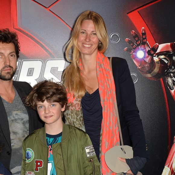 Elle confie que le travail lui a permis de surmonter cette période particulièrement difficile.

Frédéric Diefenthal avec son fils Gabriel et Gwendoline Hamon - Vernissage de l'exposition"Marvel Avengers S.T.A.T.I.O.N." à La Défense le 3 mai 2016. © Veeren/Bestimage