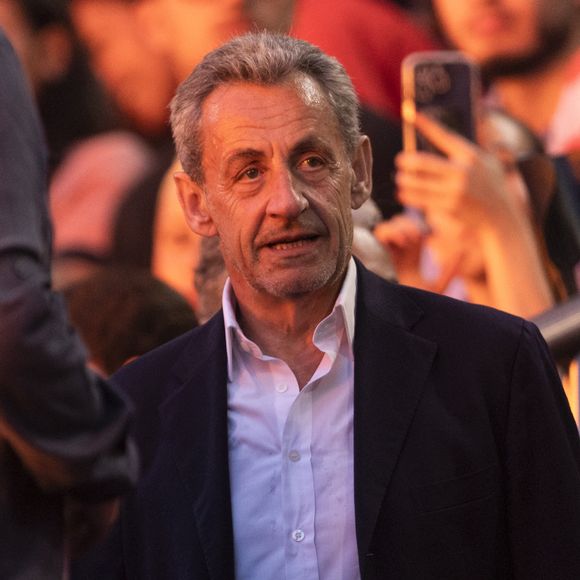 Nicolas Sarkozy - Les joueurs du PSG célèbrent leur titre de Champion d'Europe au Parc Des Princes à Paris, le 1er juin 2025.
© Cyril Moreau/Bestimage