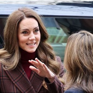 Catherine (Kate) Middleton, princesse de Galles à l'hôpital Royal Marsden, où elle a reçu son traitement contre le cancer, à Londres, Royaume-Uni, le 14 janvier 2025. © Chris Jackson/WPA-Pool/Bestimage