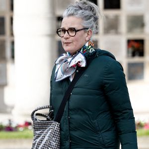Armelle (Lesniak) - Obsèques d'Isabelle Mergault à la Coupole du Père-Lachaise à Paris le 30 mars 2026. © Cyril Moreau - Dominique Jacovides / Bestimage