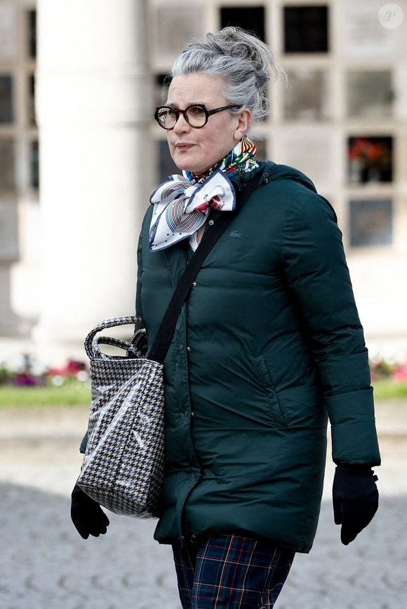 Armelle (Lesniak) - Obsèques d'Isabelle Mergault à la Coupole du Père-Lachaise à Paris le 30 mars 2026. © Cyril Moreau - Dominique Jacovides / Bestimage