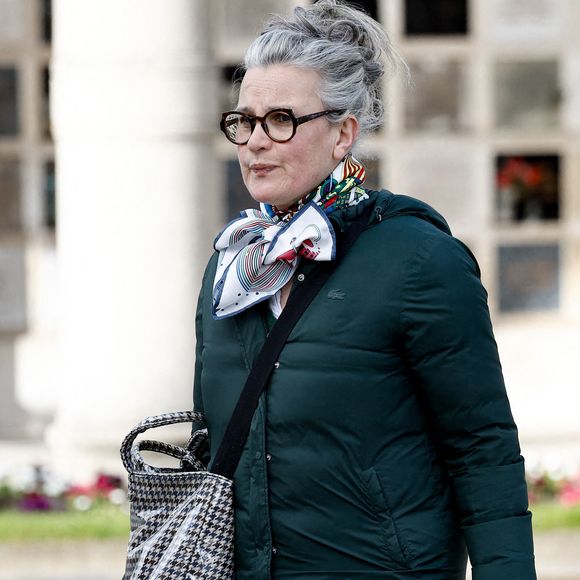 Armelle (Lesniak) - Obsèques d'Isabelle Mergault à la Coupole du Père-Lachaise à Paris le 30 mars 2026. © Cyril Moreau - Dominique Jacovides / Bestimage