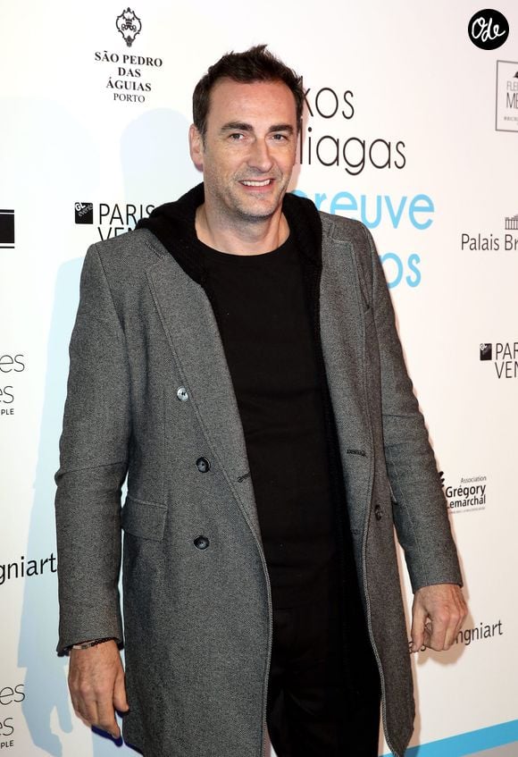 Arnaud Gidoin - Vernissage de l'exposition "L'épreuve du Temps" de Nikos Aliagas au Palais Brongniart à Paris, le 16 janvier 2017. © Dominique Jacovides/Bestimage