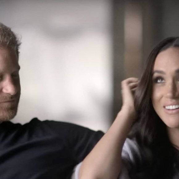 Images du documentaire Netflix "Harry & Meghan". La série comporte six parties et couvre la relation du couple depuis leurs premières fréquentations jusqu'à leur décision de prendre du recul en tant que membres actifs de la famille royale britannique et leurs activités ultérieures. © Netflix / Backgrid UK / Bestimage