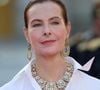 Carole Bouquet, célèbre actrice et ancienne muse de Chanel, s’est lancée dans la viticulture sur l’île de Pantelleria, en Sicile, il y a plus de vingt ans.
Carole Bouquet - Dîner d'Etat au château de Versailles en l'honneur de la visite officielle du roi et de la reine d'Angleterre en France. 150 invités triés sur le volet ont été conviés à cette occasion.
© Moreau-Jacovides / Bestimage