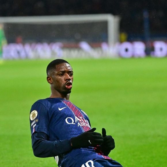 Ousmane Dembelé lors du match de football Ligue 1 McDonald's opposant le Paris Saint-Germain (PSG) au Lille OSC (3-0) au Parc des Princes à Paris, France, le 16 janvier 2026. © Christian Liewig/Bestimage