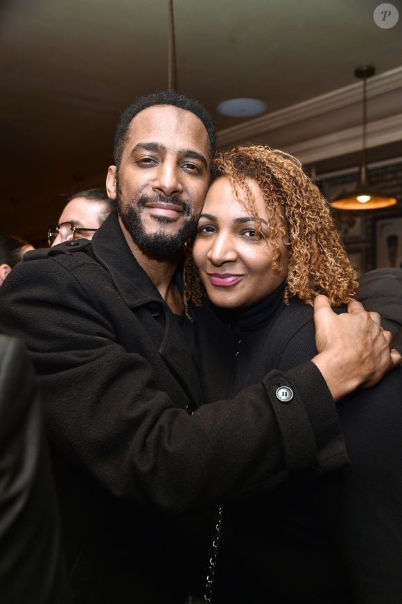 Exclusif - Stomy Bugsy (Gilles Duarte) et sa soeur Pauline Duarte - Générale de la pièce de théâtre "Un Jour J'irai à Détroit !" au théâtre du Gymnase Marie Bell à Paris, France, le 20 janvier 2020. C’est sur une note historique et de devoir que S.Bugsy et D.Desclos ont souhaité au travers d’une pièce de théâtre, montrer et partager le combat des révoltés tirailleurs sénégalais, massacrés par l’armée française à Thiaroye le 01 décembre 1944. Mise en scène par D.Coubes. © Giancarlo Gorassini/Bestimage