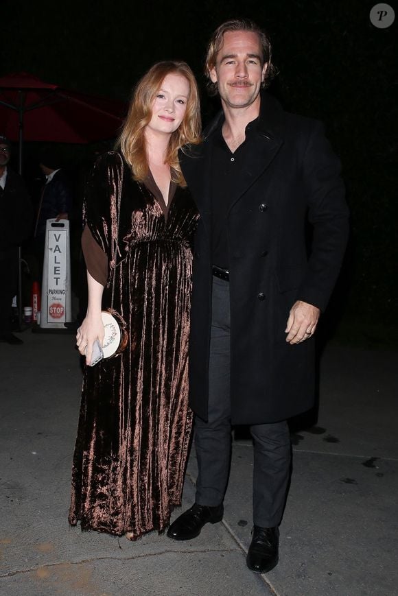James Van Der Beek et sa femme Kimberly Brook sont allés faire la fête à Brentwood, le 1er décembre 2018. Backgrid USA / Bestimage