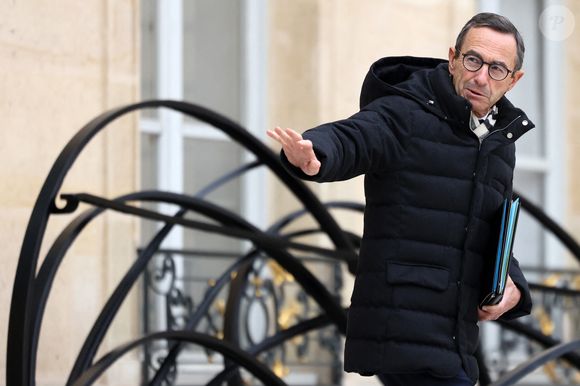 Le ministre de l'intérieur Bruno Retailleau à la sortie du conseil des ministres, au palais de l'Elysée, à Paris, le 13 novembre 2024.  © Stéphane Lemouton / Bestimage