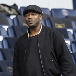 MC Solaar - Personnalités dans les tribunes du match de football en ligue 1 Uber Eats PSG / Reims au Parc des Princes à Paris le 10 mars 2024.
AGENCE / BESTIMAGE