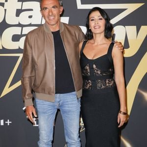 Níkos Aliagas et Karima Charni - Photocall de la soirée de lancement de la 13ème saison de la "Star Academy" au cinéma Le Grand Rex à Paris. La Star Academy 2025 sera diffusé à partir du 18 octobre 2025 sur TF1.
© Guirec Coadic/Bestimage