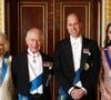 Cette réplique a suscité des rires parmi les participants et s’inscrit dans la tradition d’humour typique de la famille royale britannique...

La reine consort Camilla, le roi Charles III d'Angleterre, le prince William, prince de Galles, Catherine Kate Middleton, princesse de GallesLa famille royale du Royaume Uni lors d'une réception pour les corps diplomatiques au palais de Buckingham à Londres le 5 décembre 2023.