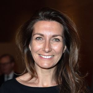 Anne-Claire Coudray assistant au Grand dîner du Louvre célébrant les 30 ans de la Pyramide au musée du Louvre à Paris, France, le 19 novembre 2019. Photo by Aurore Marechal/ABACAPRESS.COM