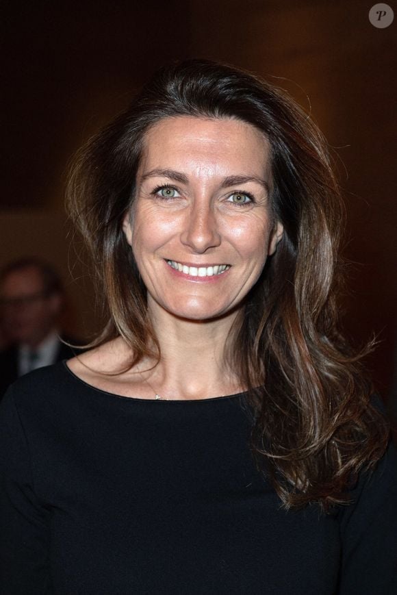 Anne-Claire Coudray assistant au Grand dîner du Louvre célébrant les 30 ans de la Pyramide au musée du Louvre à Paris, France, le 19 novembre 2019. Photo by Aurore Marechal/ABACAPRESS.COM