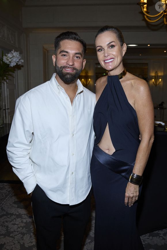 Exclusif - Laeticia Hallyday et Kendji Girac - 12ème édition de la soirée Global Gift Gala à l'hôtel Four Seasons George V à Paris le 5 octobre 2024.

© Cyril Moreau / Bestimage