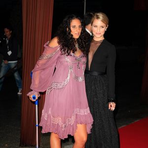 Roxane Depardieu et Dianna Agron lors de l'ouverture de la 'Cité du Cinéma' de Luc Besson à Saint-Denis, France, le 21 septembre 2012. Photo Domine-Marechal/ABACAPRESS.COM