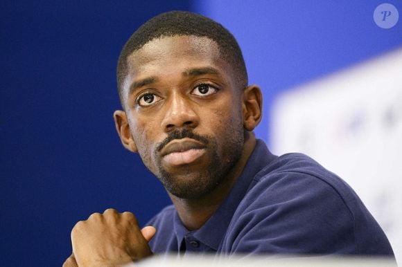 Ousmane Dembélé - Les joueurs de l'équipe de France de football donne une conférence de presse au centre d'entraînement Al Sadd SC à Doha, Qatar, le 16 décembre 2022, lors de la Coupe du monde de football Qatar 2022. © Jean-Baptiste Autissier/Panoramic/Bestimage