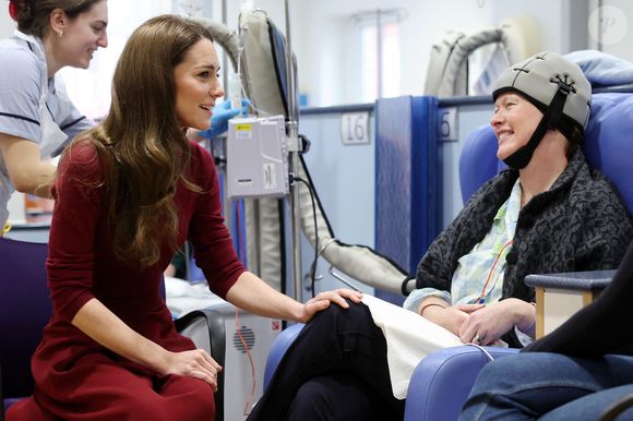 Catherine (Kate) Middleton, princesse de Galles à l'hôpital Royal Marsden, où elle a reçu son traitement contre le cancer, à Londres, Royaume-Uni, le 14 janvier 2025. © Chris Jackson/WPA-Pool/Bestimage