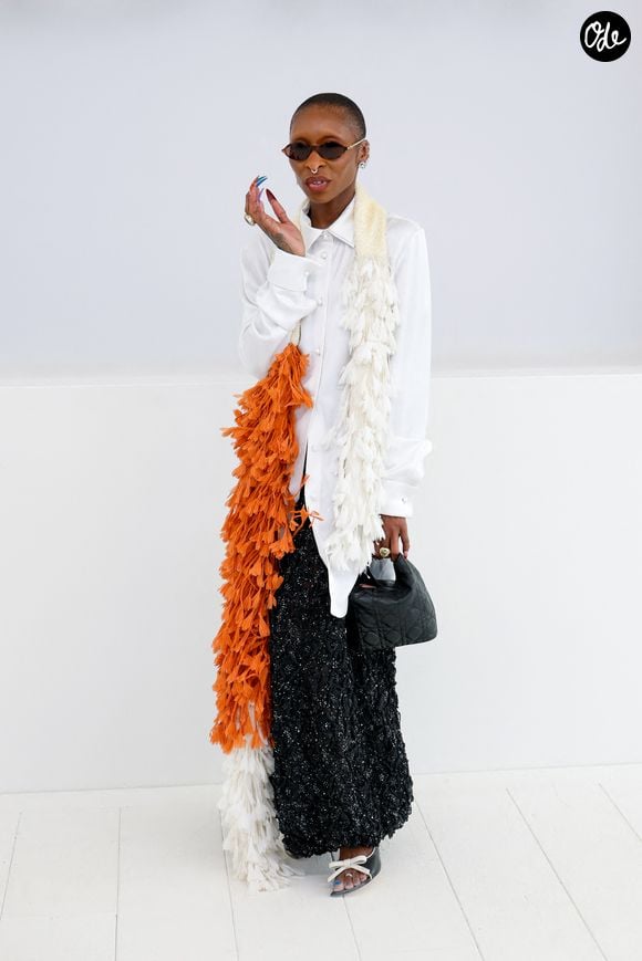 Cynthia Erivo au photocall du défilé Christian Dior Collection Femme Prêt-à-Porter Printemps/Eté 2027 lors de la Fashion Week de Paris (PFW) au Jardin des Tuileries, à Paris, France, le 29 septembre 2026. © Olivier Borde/Bestimage