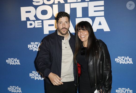 Redouane Bougheraba et sa femme Jennifer Cassandri - Avant-Première "Sur la Route de Papa" UGC Bercy à Paris le 16 juin 2025. © Marc Ausset-Lacroix/Bestimage