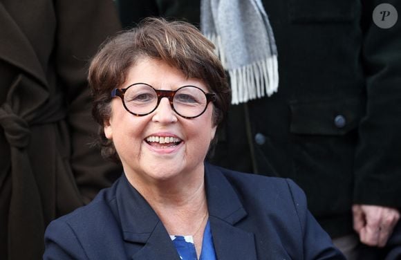 Martine Aubry, maire honoraire de Lille - Line Renaud, 97 ans, a inauguré un jardin public qui porte son nom, à Lille, France, le mercredi 17 décembre 2025.

© Claude Dubourg/Bestimage