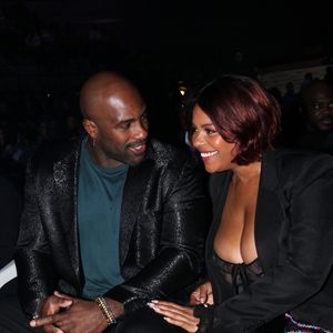 Teddy Riner et sa femme Luthna - Soirée de remerciement de Teddy Riner à la Maison du judo à Montrouge, le 29 novembre 2024. Devant une centaine d'invités, Le champion olympique (11 fois) et champion olympique (5 fois) a tenu à remercier tous ceux qui l'ont soutenu tout au long de son impressionnante carrière, de son premier entraîneur en club jusqu’à sa femme et sa mère, en passant par sa psychologue de l’INSEP. Une vente aux enchères au profit de l'association de Teddy Riner a conclu la soirée. 
© Philippe Baldini / Bestimage