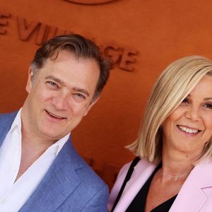 Laurence Ferrari et son mari Renaud Capuçon - Célébrités au village lors des Internationaux de France de tennis de Roland Garros 2024 à Paris. Photo par JACOVIDES-MOREAU / BESTIMAGE