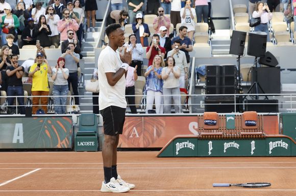 Gael MONFILS - Soirée "Gael & Friends" à Roland Garros sur le court Phlippe Chatrier à Paris le 21 mai 2026.