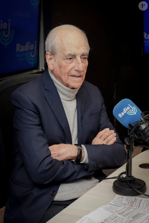 Exclusif - Jean-Pierre Elkabbach - Jean-Pierre Elkabbach était l’invité de F.Haziza à Radio J (Diffusion  dimanche 29/01/2023) - Paris le 26/01/2023 - © Jack Tribeca / Bestimage