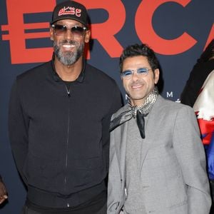 Nicolas Anelka et Jamel Debbouze - Première du film "Mercato" au cinéma "Le Grand Rex" à Paris, le 17 février 2025.
© Guirec Coadic/Bestimage