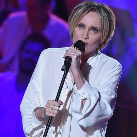 Exclusif - No Web No Blog - Patricia Kaas - Enregistrement de l'émission "Les années bonheur" présentée par Patrick Sébastien à La Plaine-Saint-Denis le 11 octobre 2016. L’émission sera diffusée le 10 Décembre 2016. © Giancarlo Gorassini/Bestimage