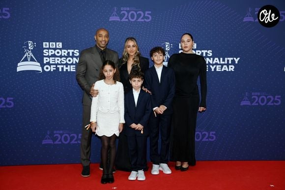 Thierry Henry en famille à la cérémonie BBC Sports Personality of the Year 2025 qui a eu lieu à MediaCity, Salford. @Backgrid UK/ Bestimage