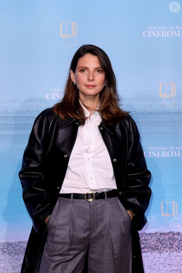 Joséphine Japy - Tapis rouge de la soirée de clôture de la 7ème édition du festival Cineroman à Nice le 4 octobre 2025. © Bebert-Jacovides/Bestimage