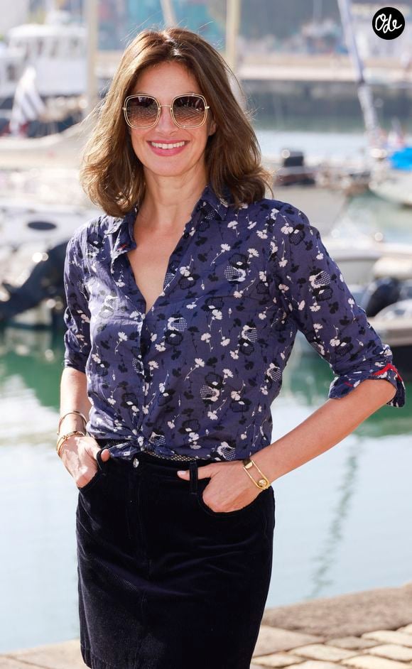 Héléna Noguerra - Photocall de "L'homme de nos vies" lors de la 24ème édition du Festival de la Fiction TV de La Rochelle. Le 14 septembre 2022
© Christophe Aubert via Bestimage