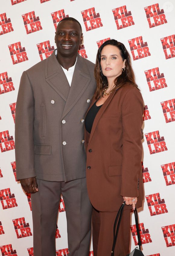 Omar Sy et Hélène Sy - Avant-première du film "The Killer" au cinéma Pathé Palace à Paris © Coadic Guirec / Olivier Borde / Bestimage