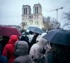 "Les répétitions ont été totalement décalées à cause de la météo"

Des badauds munis de parapluies se rassemblent près de la cathédrale Notre-Dame de Paris lors de la cérémonie officielle de réouverture après plus de cinq ans de travaux de reconstruction suite à l'incendie d'avril 2019, à Paris le 7 décembre 2024.  Photo par Alexis Jumeau/ABACAPRESS.COM