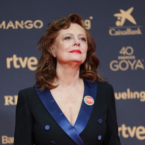 Susan Sarandon — Photocall de la 40ème cérémonie des Goya Awards à Barcelone, le 28 février 2026. 
©LALO YASKY / BESTIMAGE