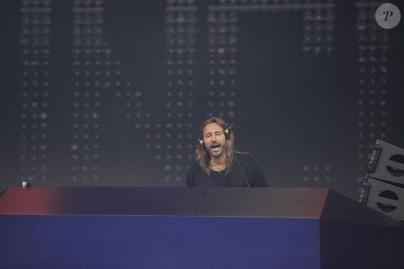 Bob Sinclar (DJ) au Club France porte de la Villette lors des Jeux Olympiques (JO) de Paris 2024, à Paris, France, le 27 juillet 2024. © Jonathan Rebboah/Panoramic/Besztimage