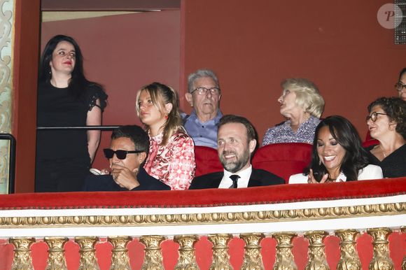 Exclusif - Omar Harfouch, Cindy Fabre et son mari Sylvain - Concerto pour la paix de Omar Harfouch au théâtre de Béziers le 8 mai 2025 © Jack Tribeca / Bestimage