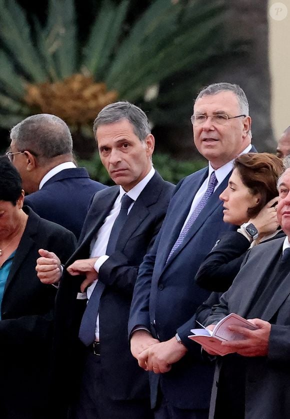 Rodolphe Saadé semble inarrêtable. Et comme tous les grands noms de l'industrie, il force quelque part l'admiration dans son domaine.


Rodolphe Saadé et Patrick Pouyanné - Cérémonie d'accueil officielle du Président de la République, Emmanuel Macron et de Brigitte Macron sur la place Mechouar à Rabat au Maroc le 28 octobre 2024. © Dominique Jacovides/Bestimage