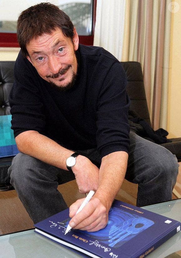 Le chanteur britannique Chris Rea en interview à l'hôtel Kolner Hyatt. Photo par Alamy/ABACAPRESS.COM