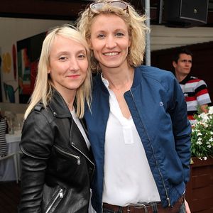 Audrey et Alexandra Lamy au Village lors des Internationaux de France de tennis de Roland Garros, le 2 juin 2013.

Photo : Jacovides / Agence / Bestimage