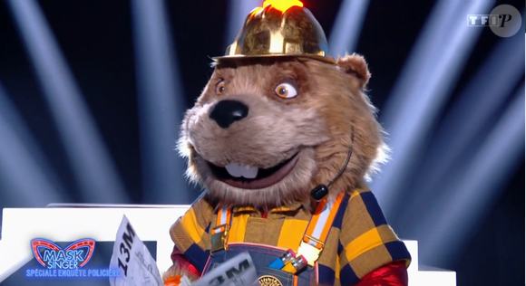 Le Castor dans Mask Singer, capture d'écran TF1