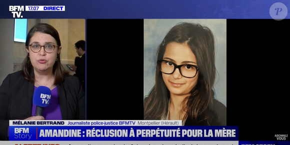 Condamnée vendredi à la réclusion criminelle à perpétuité, assortie d'une période de sûreté de vingt ans, Sandrine Pissarra se présentait pourtant comme la parfaite voisine aux yeux des habitants du village et avait même ouvert une onglerie. 

BFMTV, Affaire Amandine 26 janvier 2025