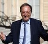 Il dément notamment la rumeur selon laquelle la marque aurait été cédée pour 160 millions d’euros après la mort de son père.

Michel-Édouard Leclerc, président du comité stratégique du leader français de la grande distribution E.Leclerc, arrive pour une réunion avec la "French Electricity Team", destinée à faire avancer l’électrification de la France dans les années à venir, au palais de l’Élysée à Paris. © Raphaël Lafargue / Pool / Bestimage